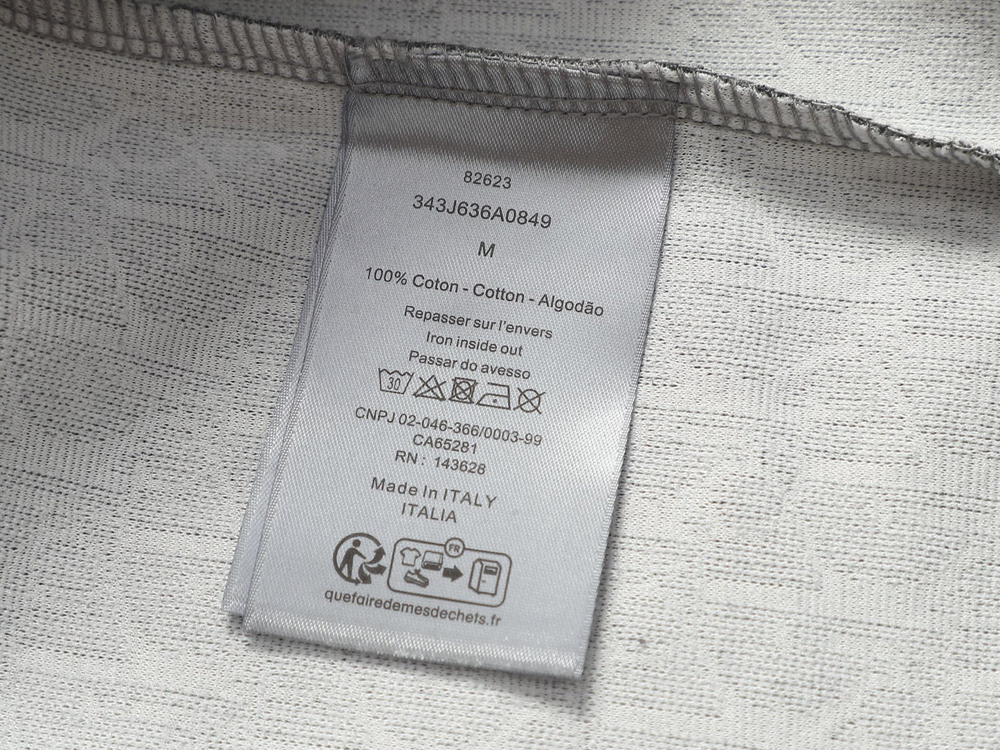 260511 New high-quality printed-letter jacquard towel T-shirt