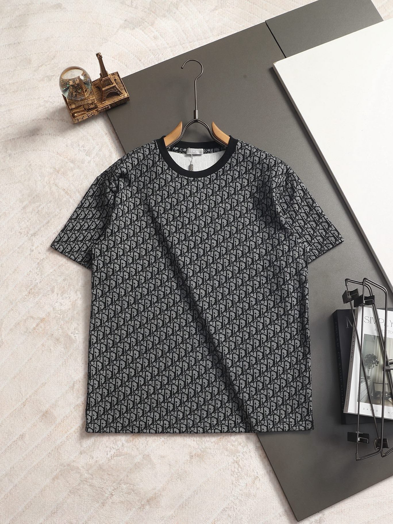 260511 New high-quality printed-letter jacquard towel T-shirt