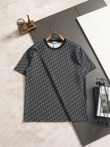 260511 New high-quality printed-letter jacquard towel T-shirt