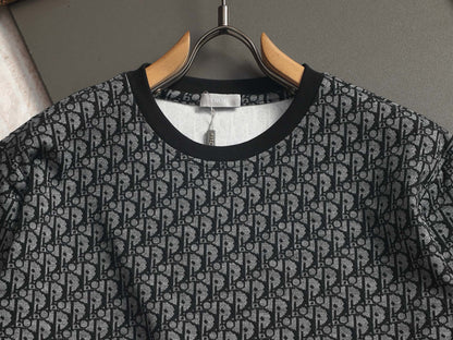 260511 New high-quality printed-letter jacquard towel T-shirt