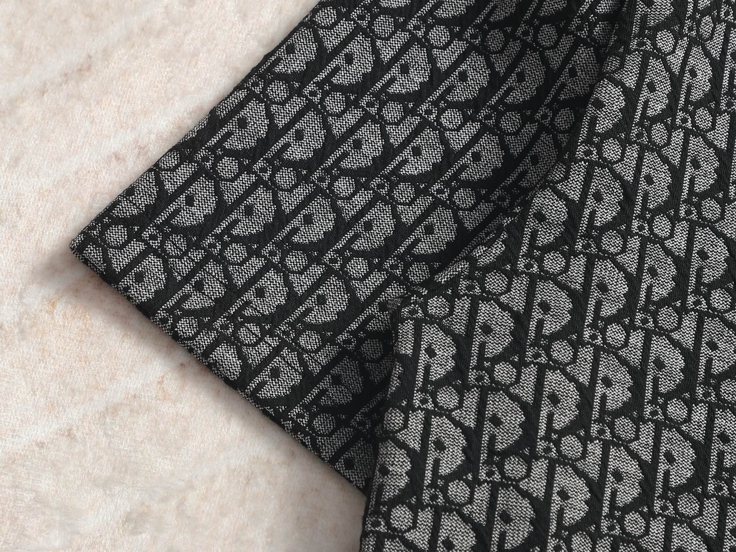 260511 New high-quality printed-letter jacquard towel T-shirt