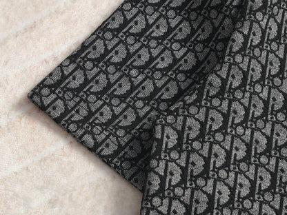 260511 New high-quality printed-letter jacquard towel T-shirt