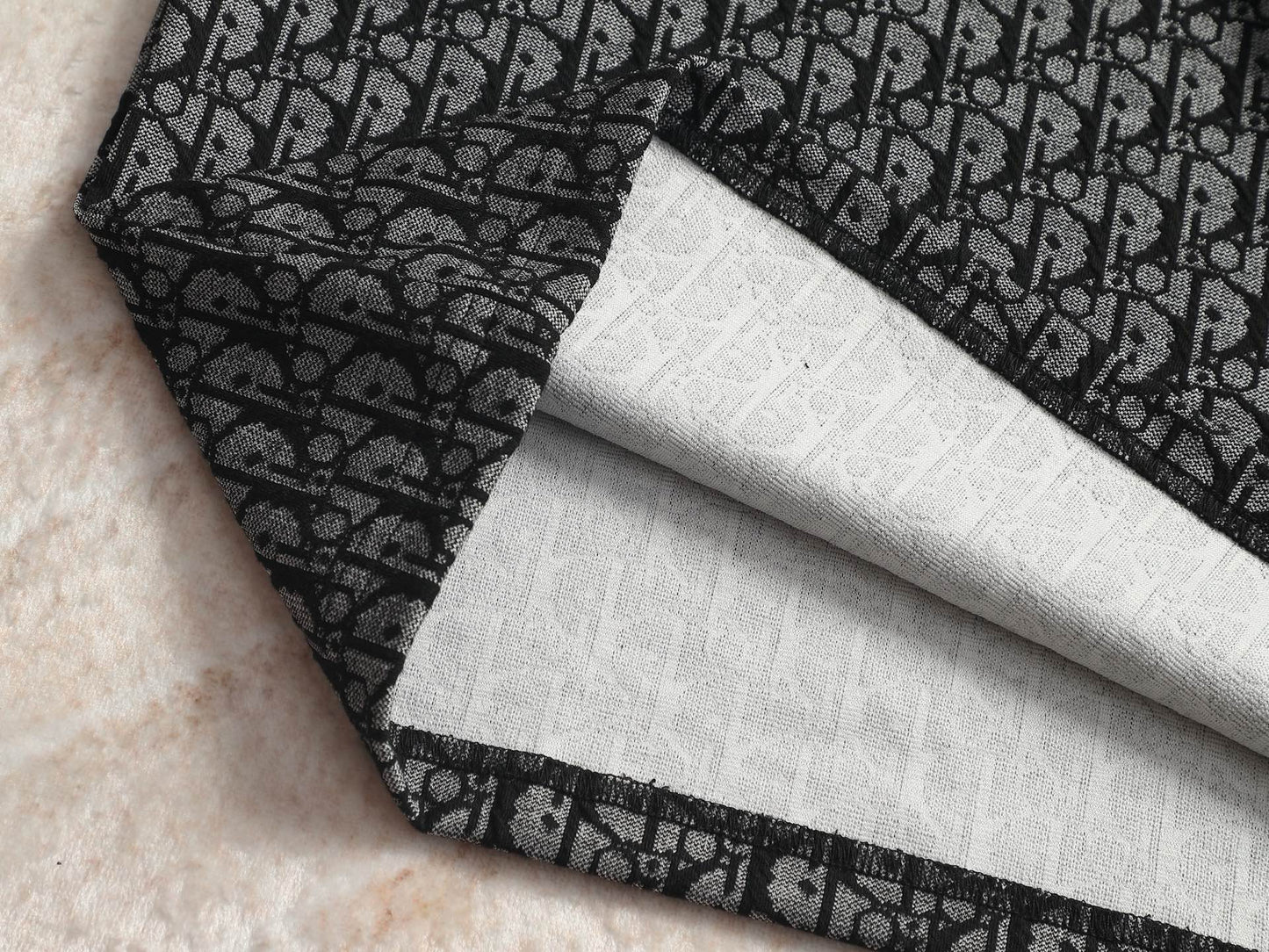 260511 New high-quality printed-letter jacquard towel T-shirt