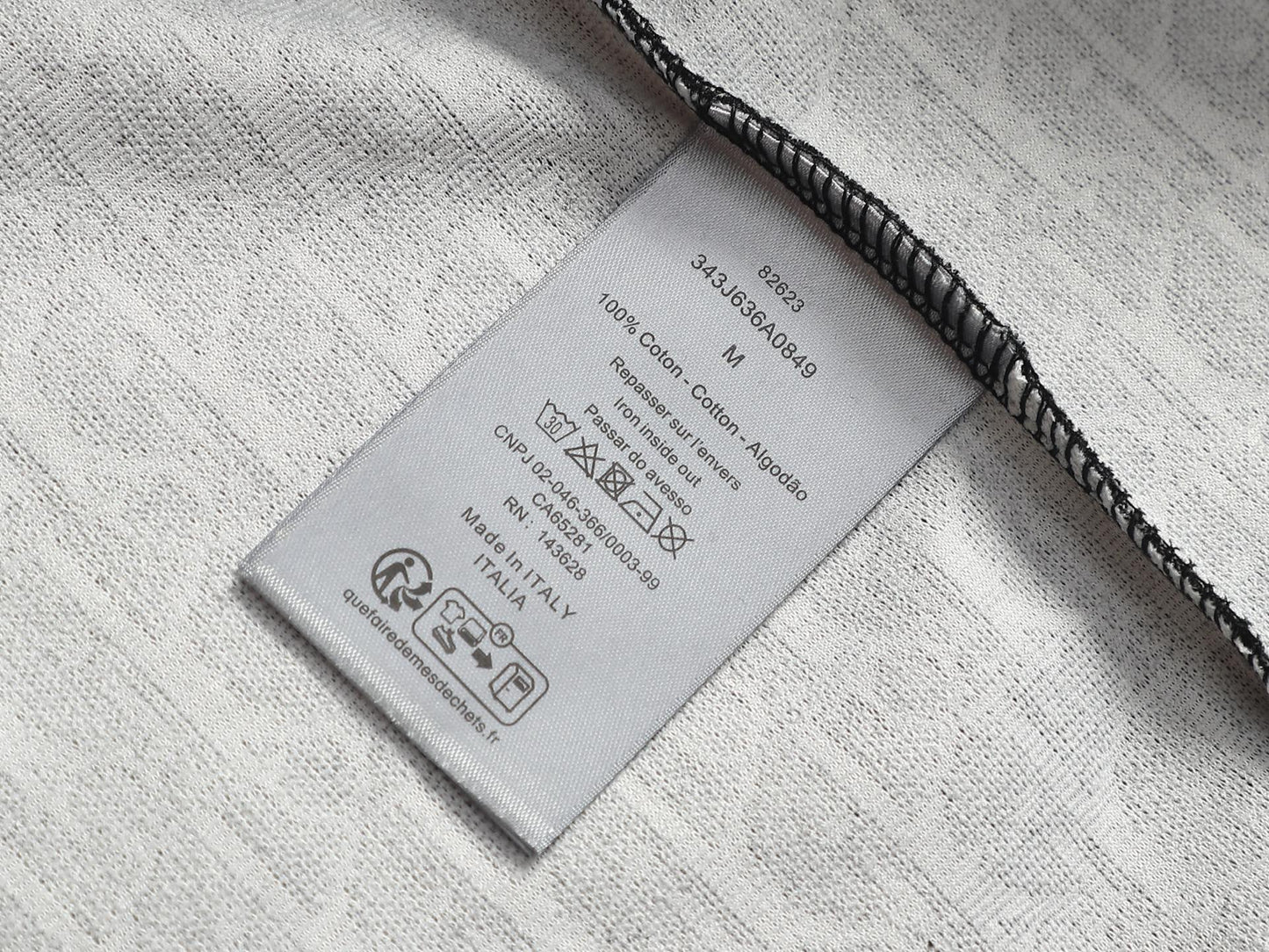 260511 New high-quality printed-letter jacquard towel T-shirt
