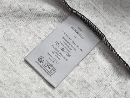260511 New high-quality printed-letter jacquard towel T-shirt