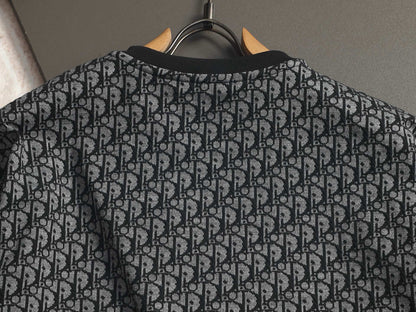 260511 New high-quality printed-letter jacquard towel T-shirt