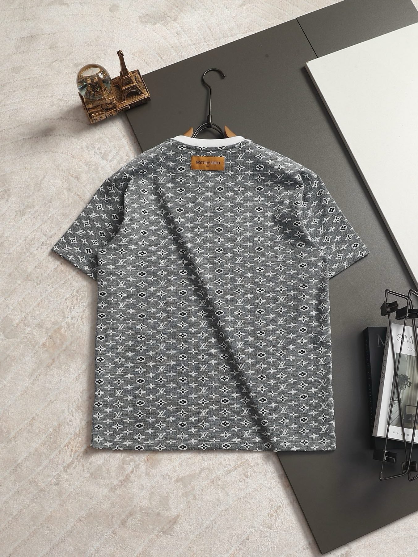260511 New high-quality printed-letter jacquard towel T-shirt
