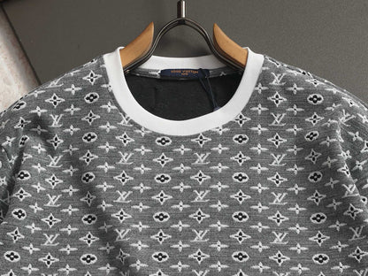 260511 New high-quality printed-letter jacquard towel T-shirt