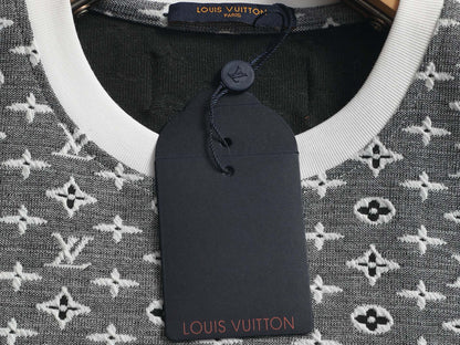 260511 New high-quality printed-letter jacquard towel T-shirt