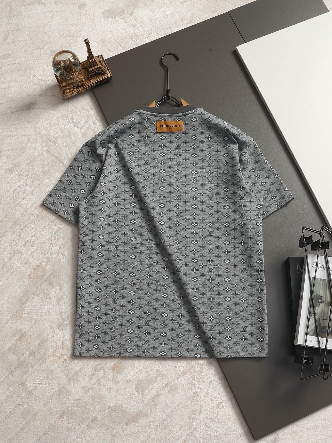 260511 New high-quality printed-letter jacquard towel T-shirt