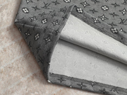 260511 New high-quality printed-letter jacquard towel T-shirt