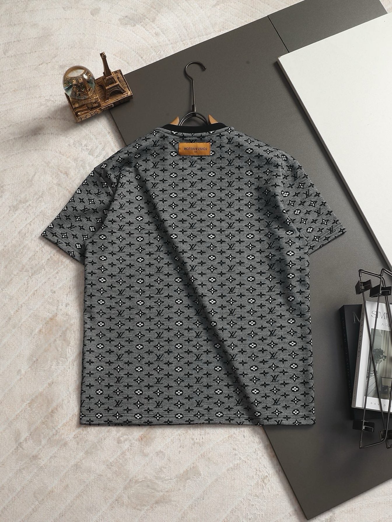 260511 New high-quality printed-letter jacquard towel T-shirt
