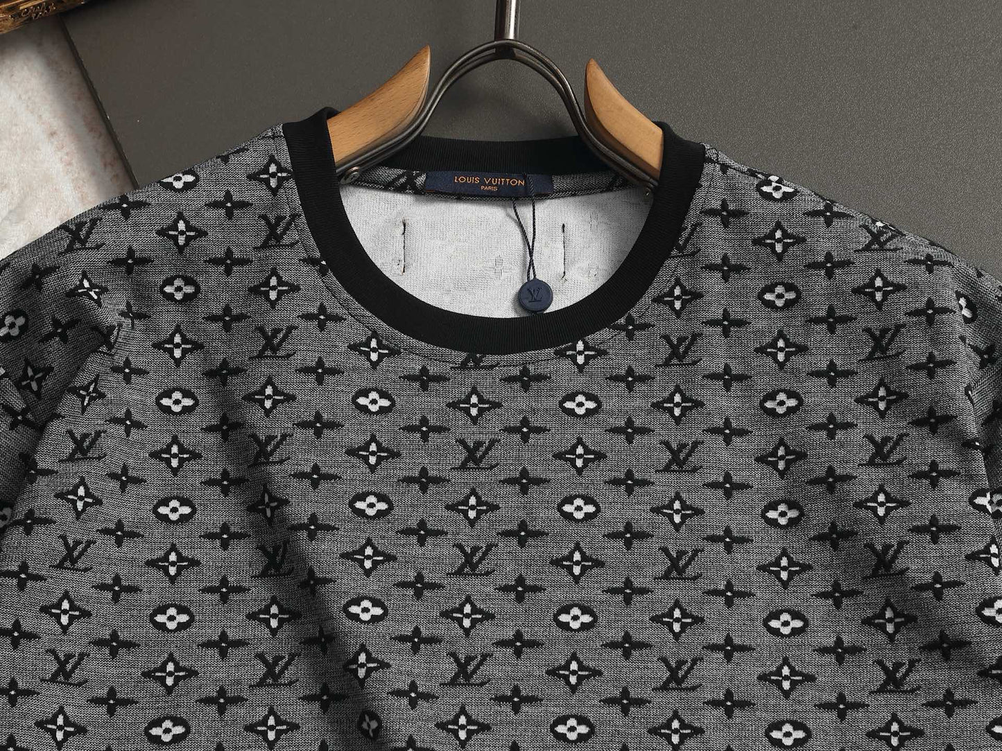 260511 New high-quality printed-letter jacquard towel T-shirt