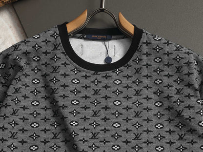 260511 New high-quality printed-letter jacquard towel T-shirt