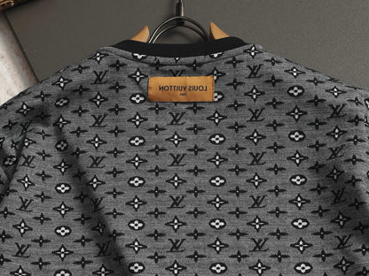 260511 New high-quality printed-letter jacquard towel T-shirt