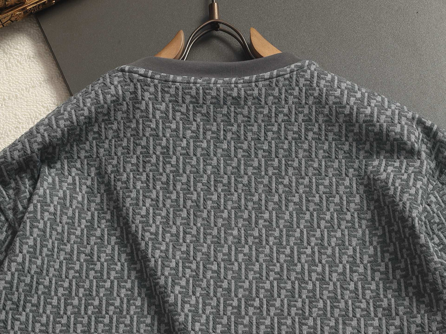 260511 New high-quality printed-letter jacquard towel T-shirt