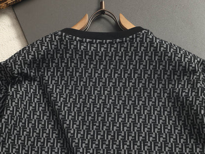 260511 New high-quality printed-letter jacquard towel T-shirt