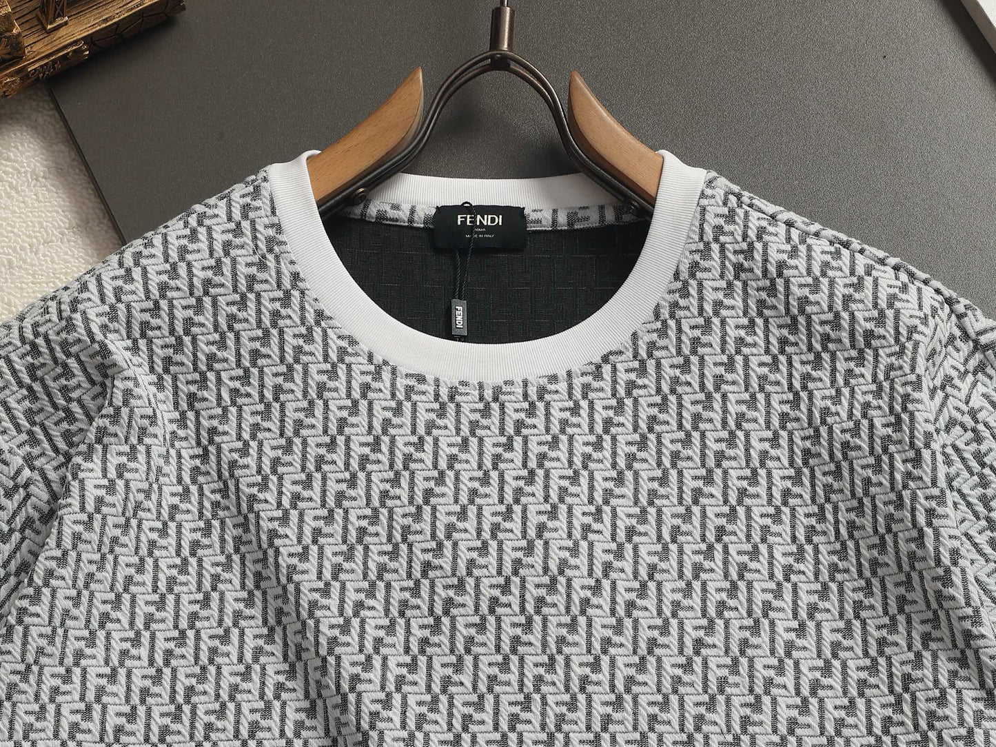 260511 New high-quality printed-letter jacquard towel T-shirt