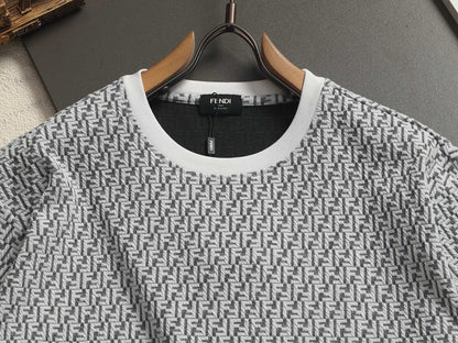 260511 New high-quality printed-letter jacquard towel T-shirt