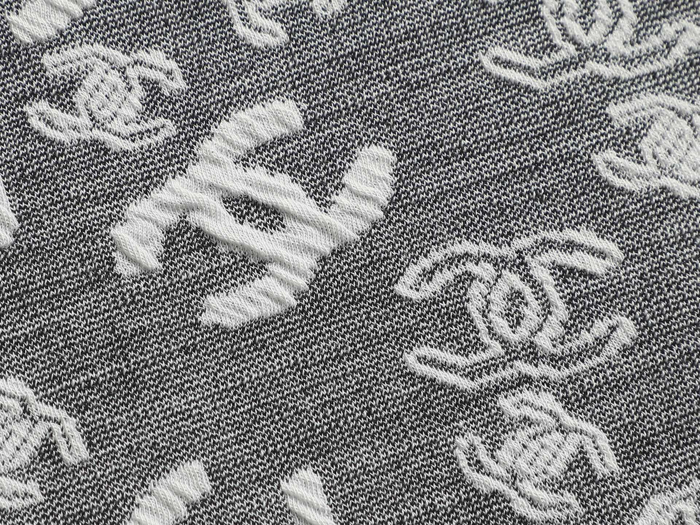 260511 New high-quality printed-letter jacquard towel T-shirt