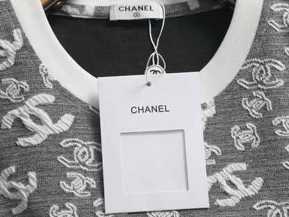 260511 New high-quality printed-letter jacquard towel T-shirt