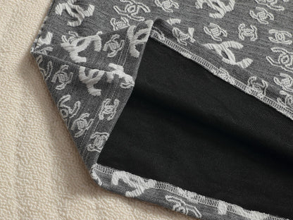 260511 New high-quality printed-letter jacquard towel T-shirt
