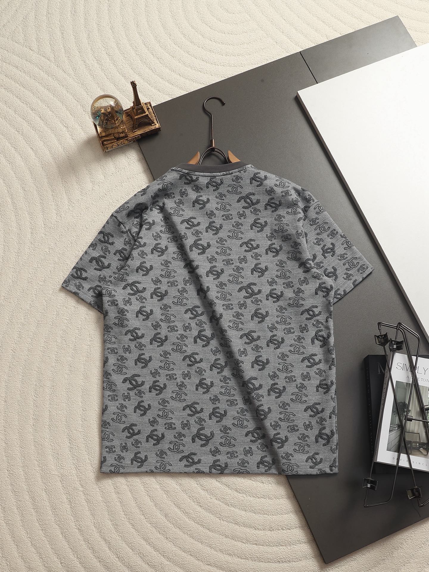 260511 New high-quality printed-letter jacquard towel T-shirt