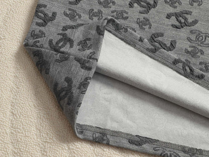 260511 New high-quality printed-letter jacquard towel T-shirt