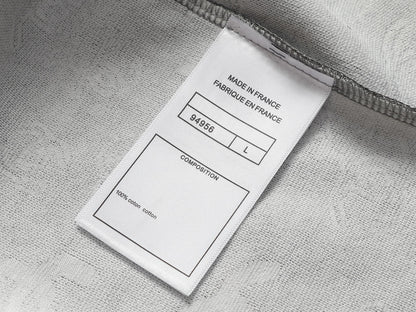 260511 New high-quality printed-letter jacquard towel T-shirt