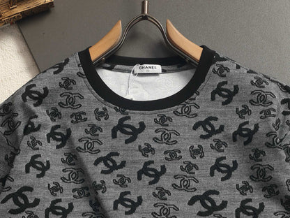 260511 New high-quality printed-letter jacquard towel T-shirt