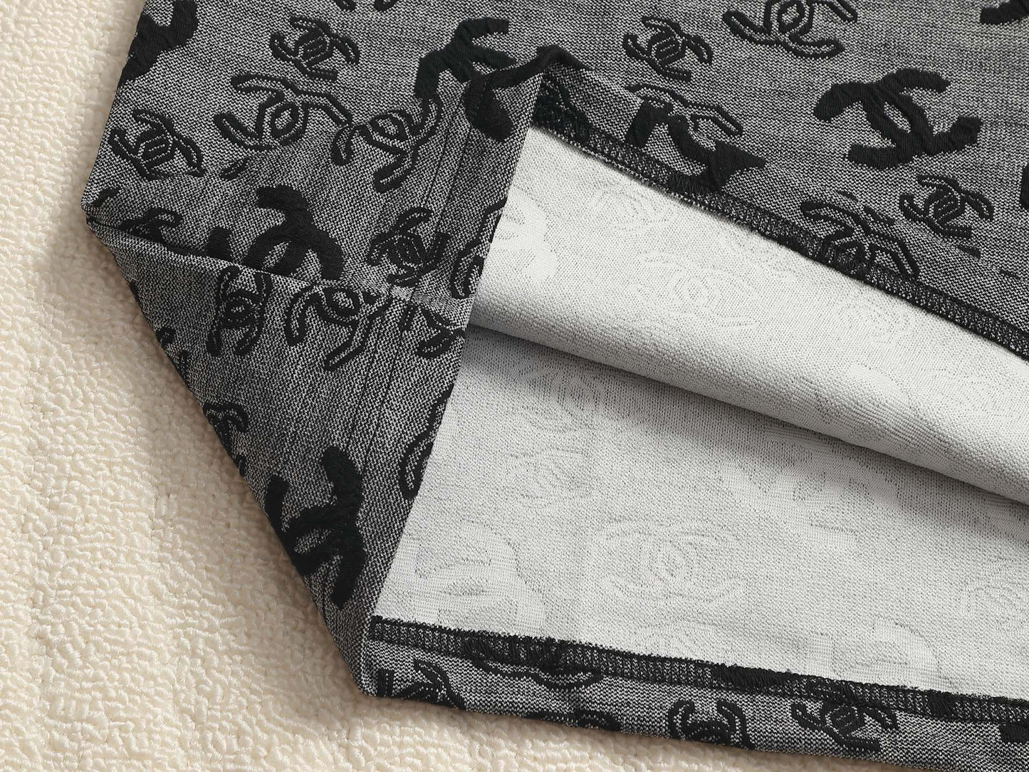 260511 New high-quality printed-letter jacquard towel T-shirt