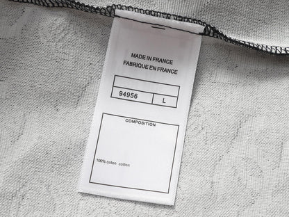 260511 New high-quality printed-letter jacquard towel T-shirt