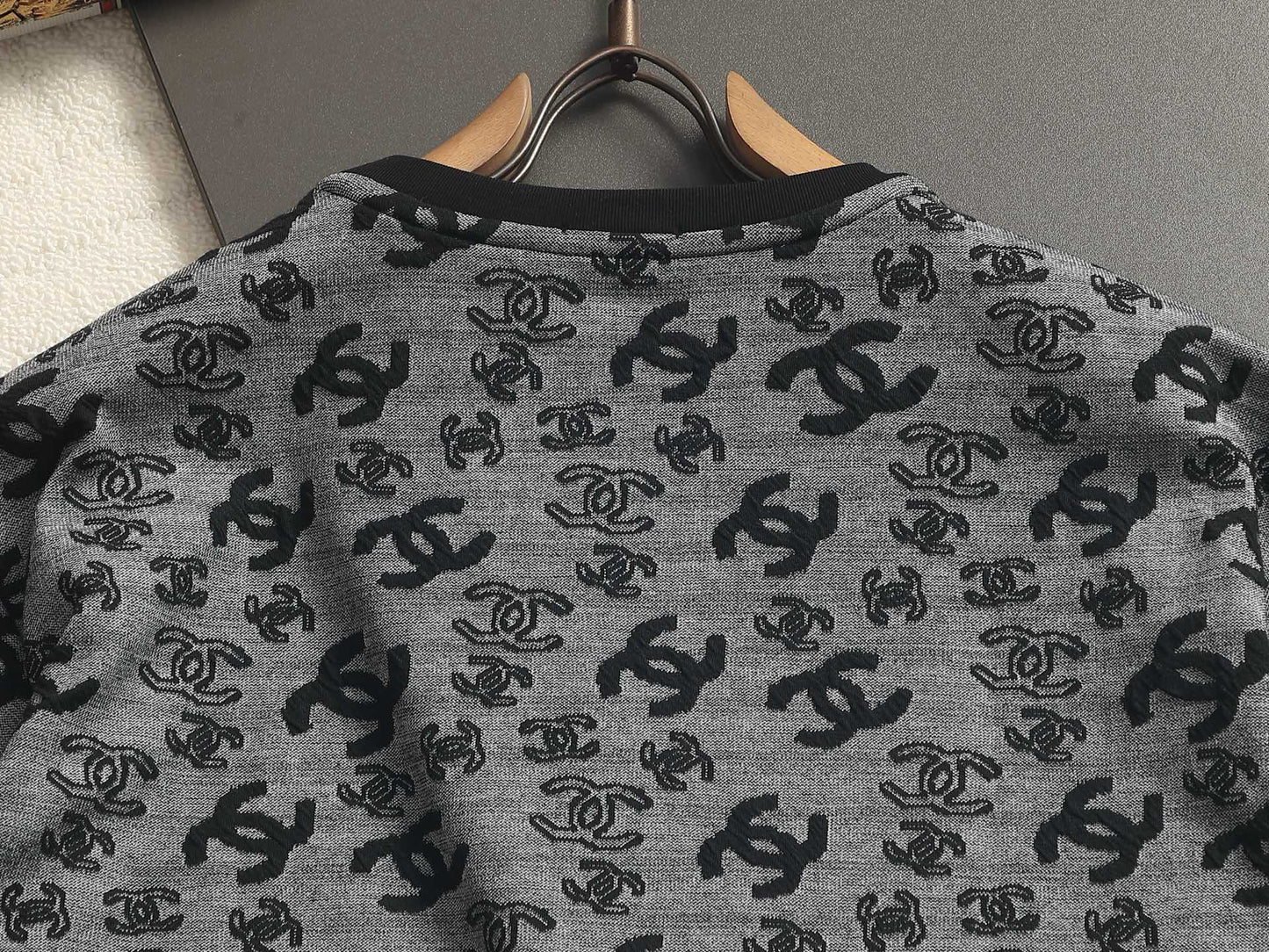 260511 New high-quality printed-letter jacquard towel T-shirt