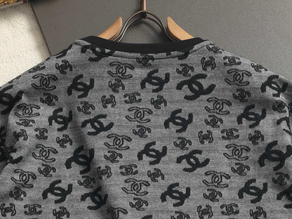 260511 New high-quality printed-letter jacquard towel T-shirt