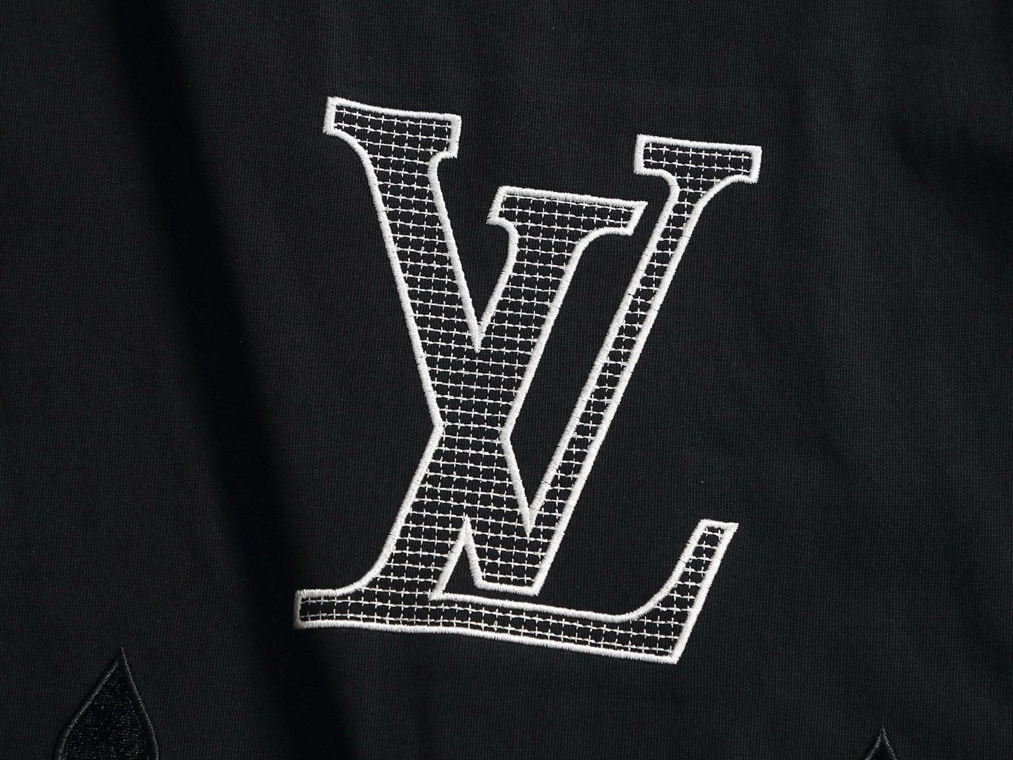 260511 New high-quality three-dimensional large embroidery T-shirt