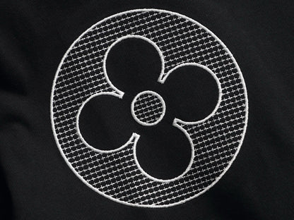 260511 New high-quality three-dimensional large embroidery T-shirt