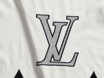 260511 New high-quality three-dimensional large embroidery T-shirt