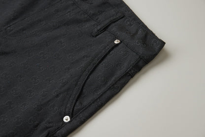 260511 New high-quality custom linen blended fabric short set of pants