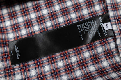 260511 New high-quality checked pocket logo embroidered patch fake two-piece shirt