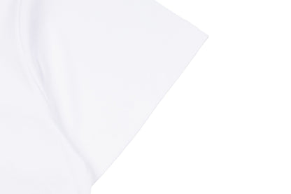 260511 New high-quality 4-character retro flocking printed chain T-shirt