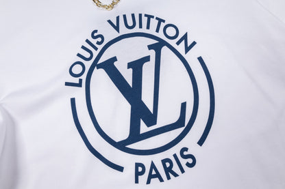 260511 New high-quality custom fabric large print chain T-shirt