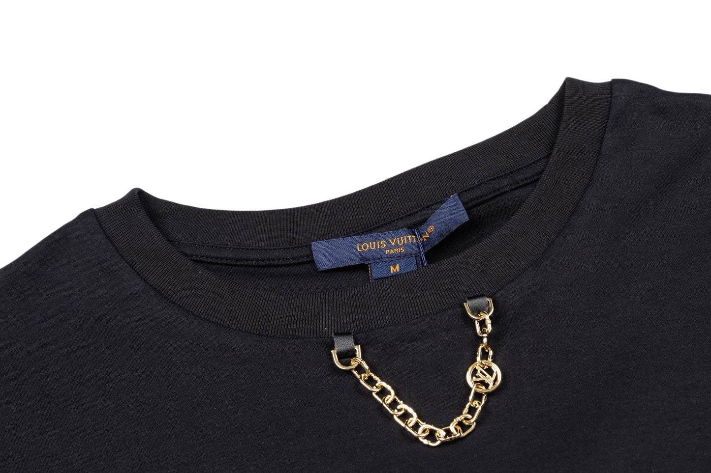 260511 New high-quality custom fabric large print chain T-shirt