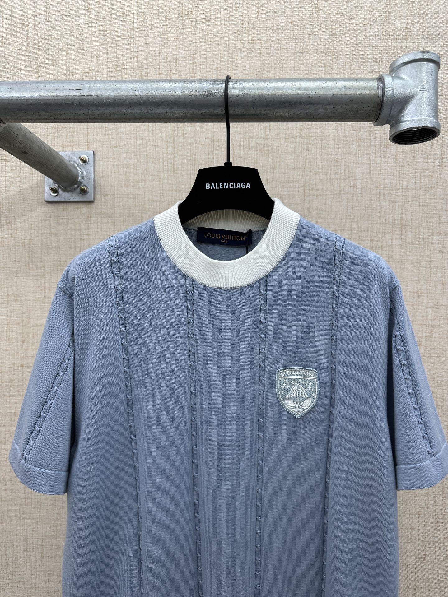 260511 New high-quality silk-cotton logo crew-neck short-sleeved T-shirt