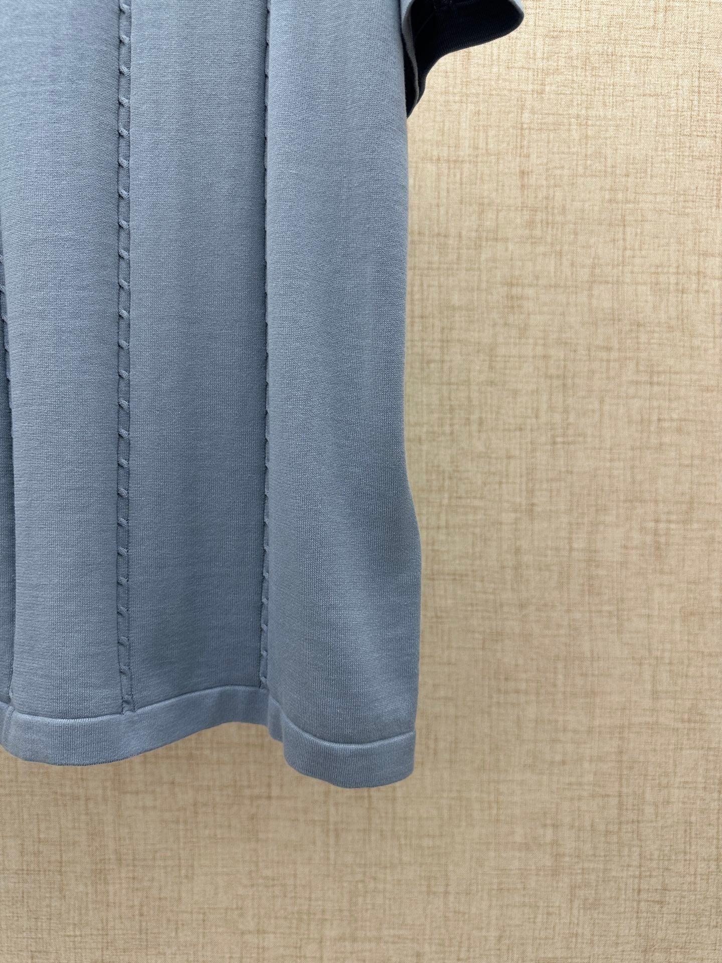 260511 New high-quality silk-cotton logo crew-neck short-sleeved T-shirt