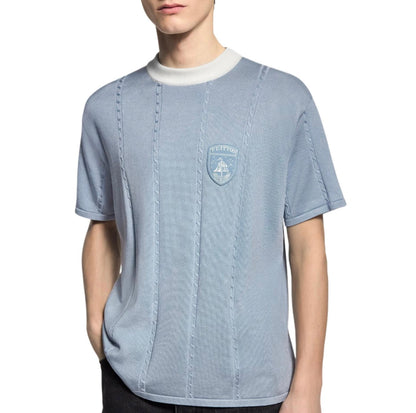 260511 New high-quality silk-cotton logo crew-neck short-sleeved T-shirt