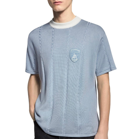 260511 New high-quality silk-cotton logo crew-neck short-sleeved T-shirt