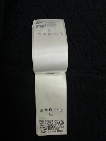260511 New high-quality check-pattern jacquard wool jersey polo shirt