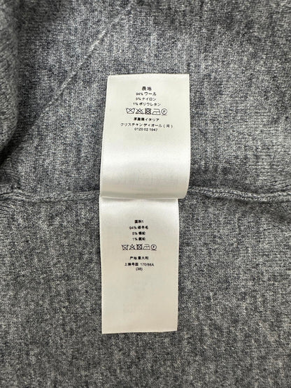 260511 New high-quality custom full-print hooded zipper wool blend cardigan