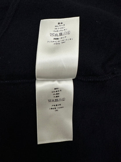 260511 New high-quality custom full-print hooded zipper wool blend cardigan