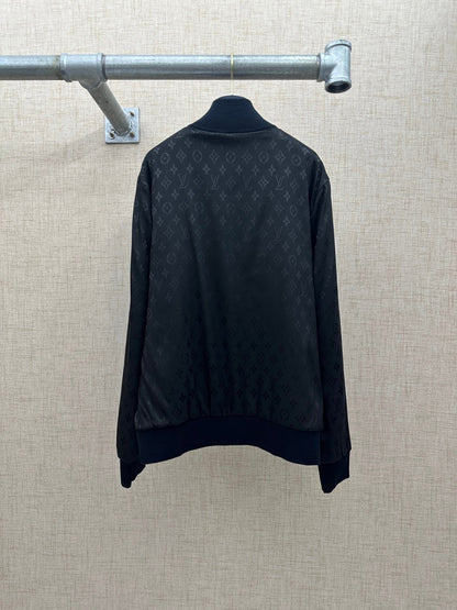 260511 New high-quality double-sided button-up stand-up collar zipper jacket